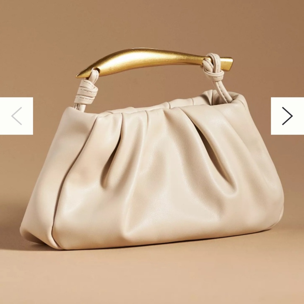 Brand new- Asymmetrical Hardware Satchel in Black